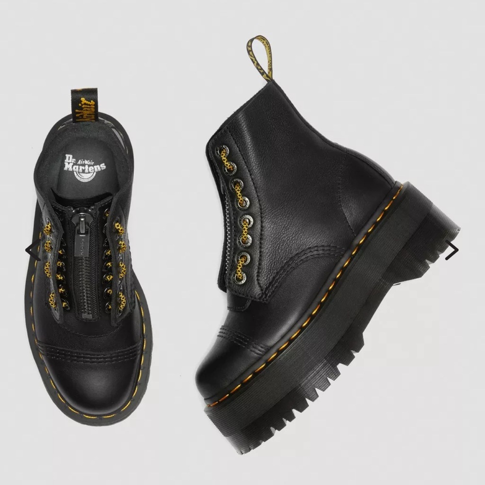 Dr. Martens Sinclair Pisa Leather Platform Boots